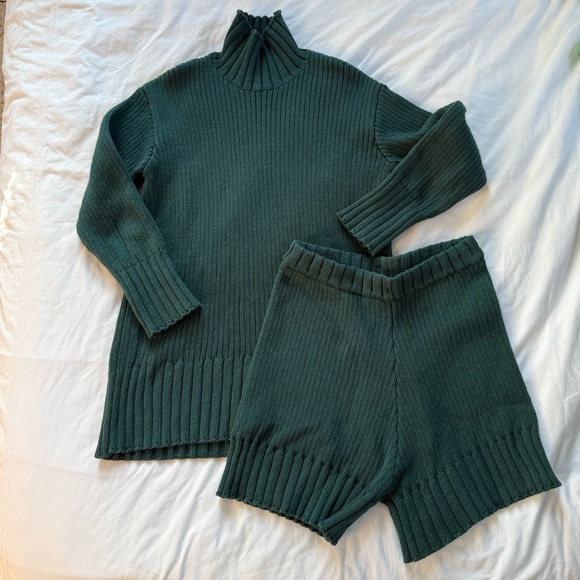 Free People Trez Ribbed Knit Sweater Set - Picture 1 of 3